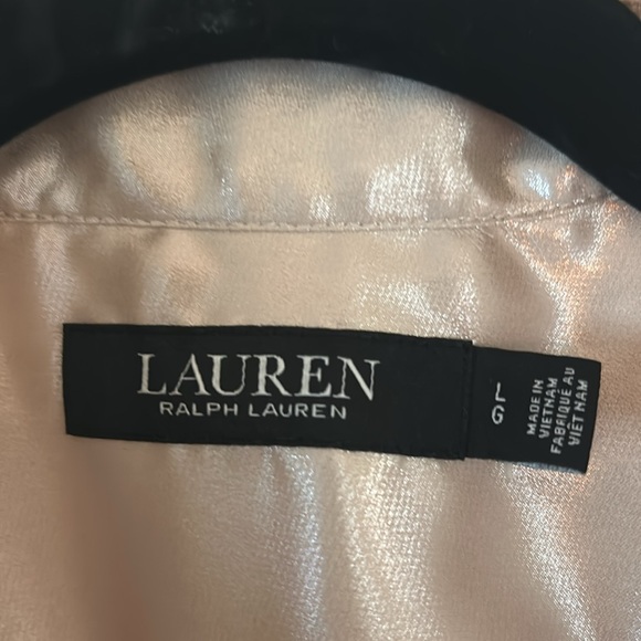 Gold Metallic Ralph Lauren Blouse - Picture 3 of 6
